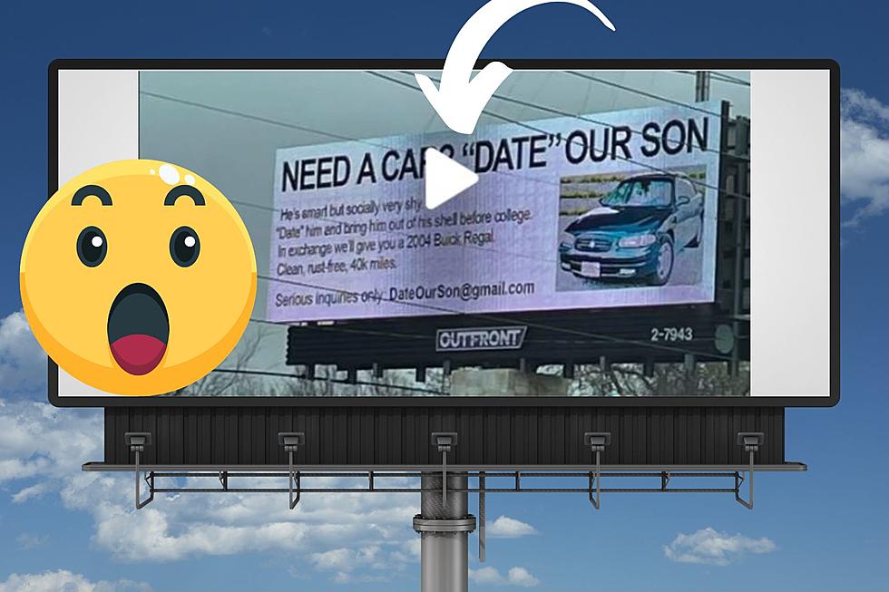 Billboard in Dallas, TX Offers a Car for Dating Their Son