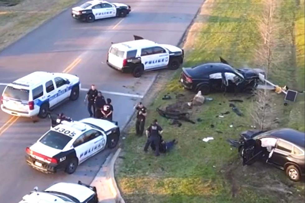 WATCH: Drone Footage Reveals Crazy Aftermath of Dallas, TX Police Chase