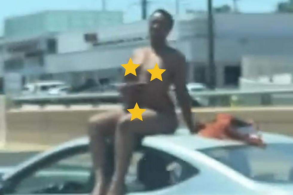 EXPLICIT: Why’s This Texas Woman Sitting Naked on Top of Her Car?