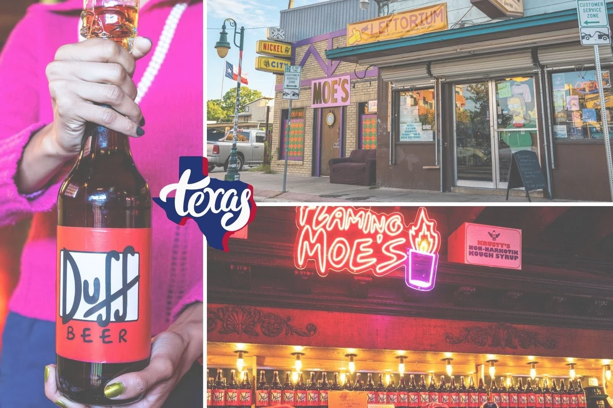 2 Texas Bars Change into Moe's Tavern from The Simpsons