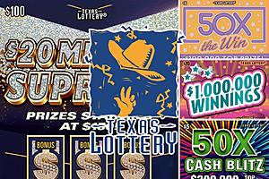 1 of These 27 Texas Lottery Scratch Offs Has a $20 Million Jackpot