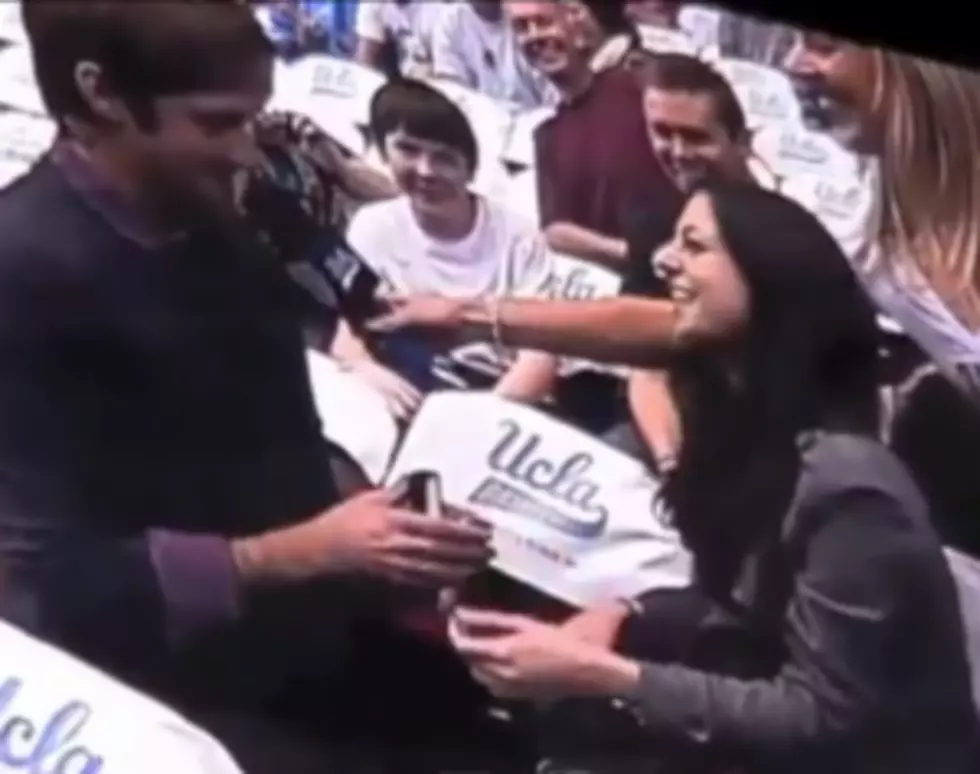 Wedding Proposal Gone Bad at UCLA Basketball Game [VIDEO]