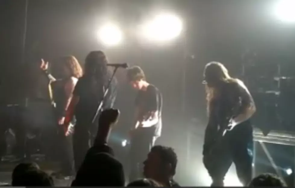13 Year Old Joins Machine Head on Stage [VIDEO]