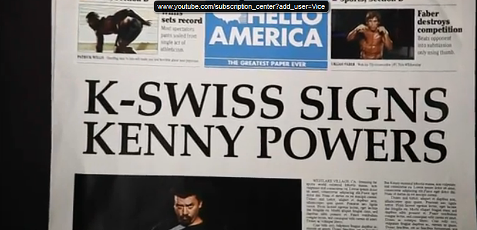 Kenny Powers Wants You To Buy K Swiss Shoes&#8230;Or Else [VIDEO] NSFW