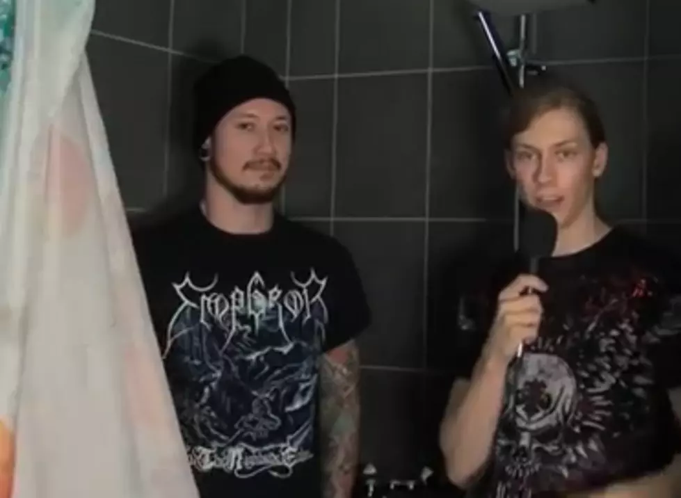 Matt Heafy Of Trivium Gets Interviewed &#8220;In The Shower&#8221; [VIDEO]