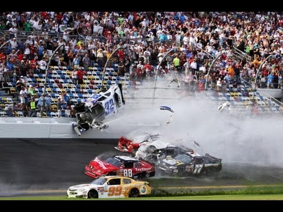 Tony Stewart Wins Daytona Nationwide Race, Fans Hurt In Larson Crash [VIDEO]