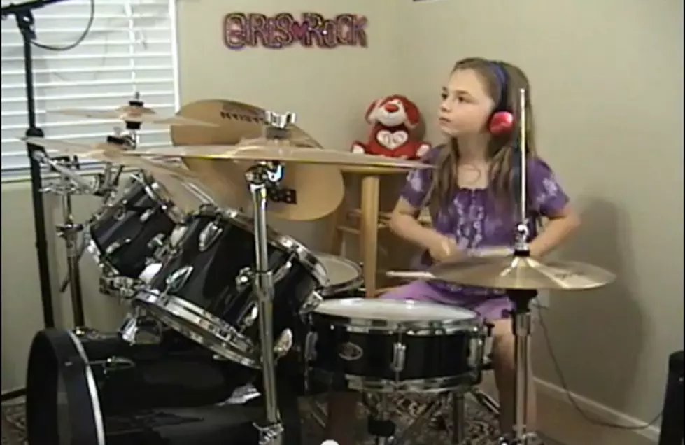 7 Year Old Emily Kills The Drums With AC/DC Cover [VIDEO]