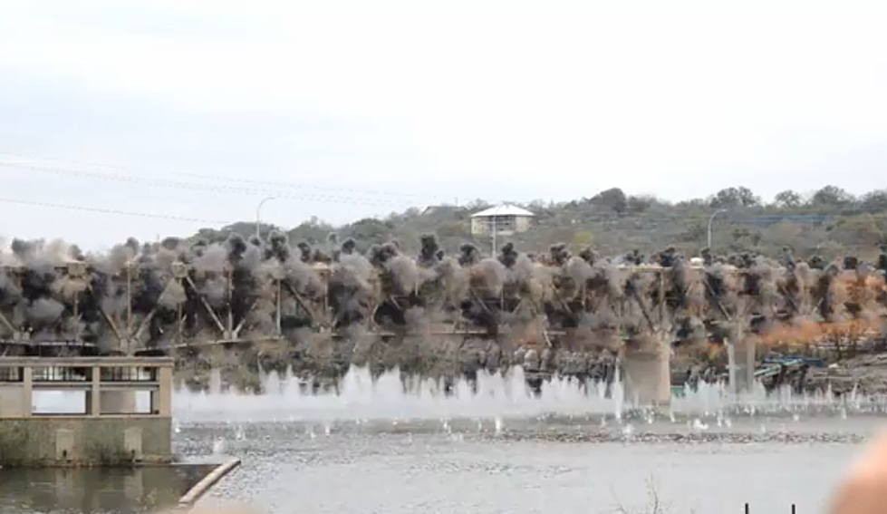 Bridge In Marble Falls Texas Blown Up, We Have It In Slo-Mo [VIDEO]