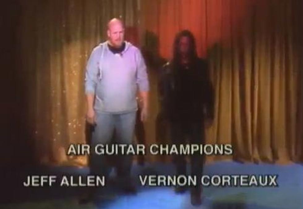 Hey Look! It’s Jeff From “Car Chasers” Rocking An Air Guitar On Adult Swim! [VIDEO]