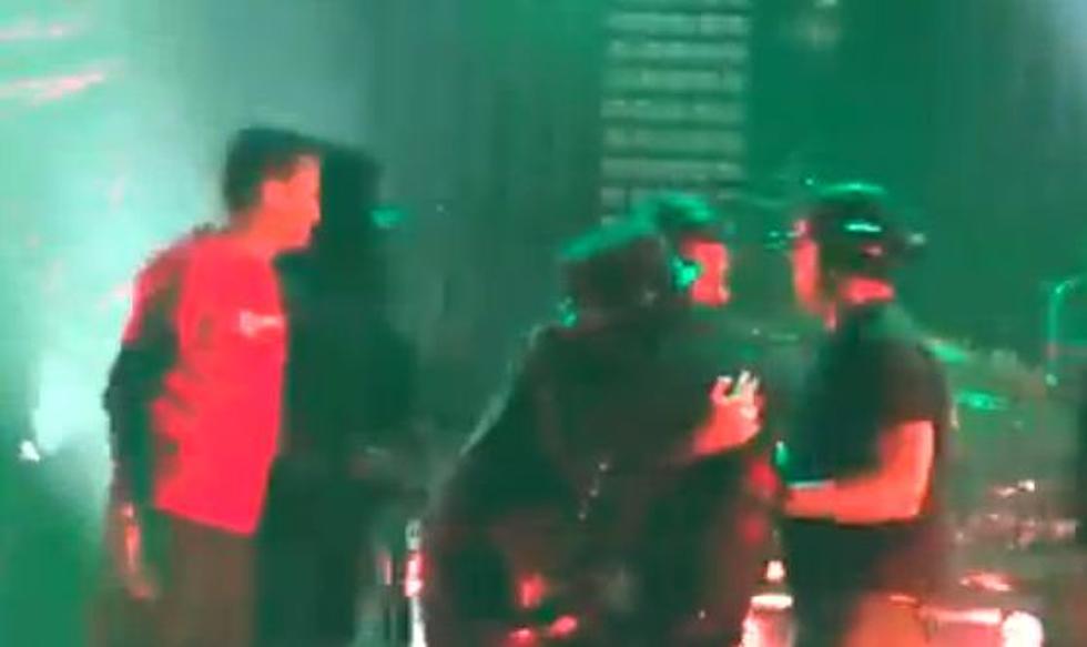 Mick Mars Got Knocked Over By a Stage Rusher [VIDEO]