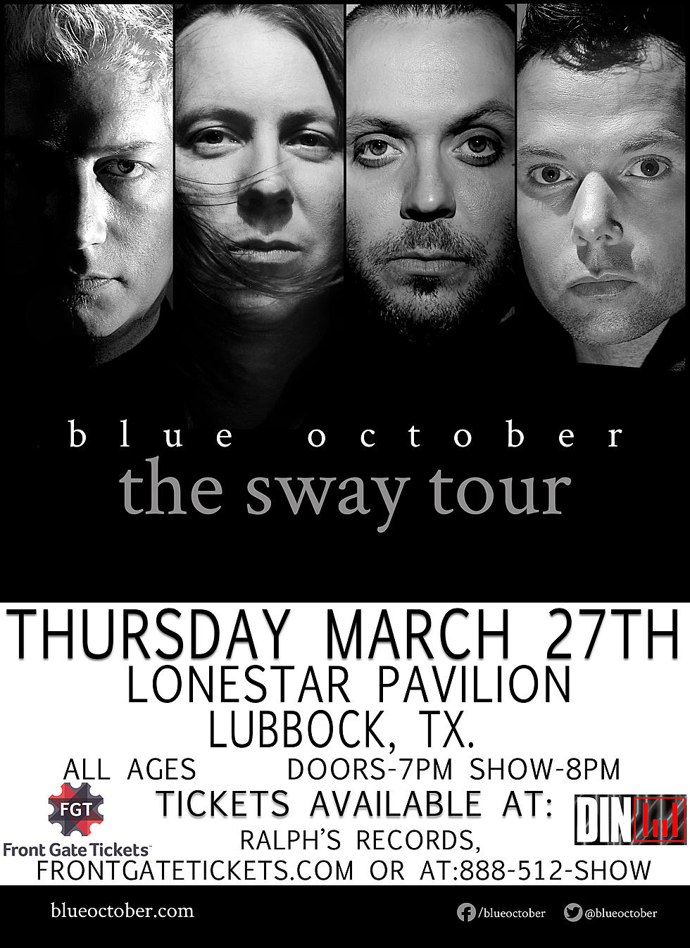 Blue October Sets March Date In Lubbock
