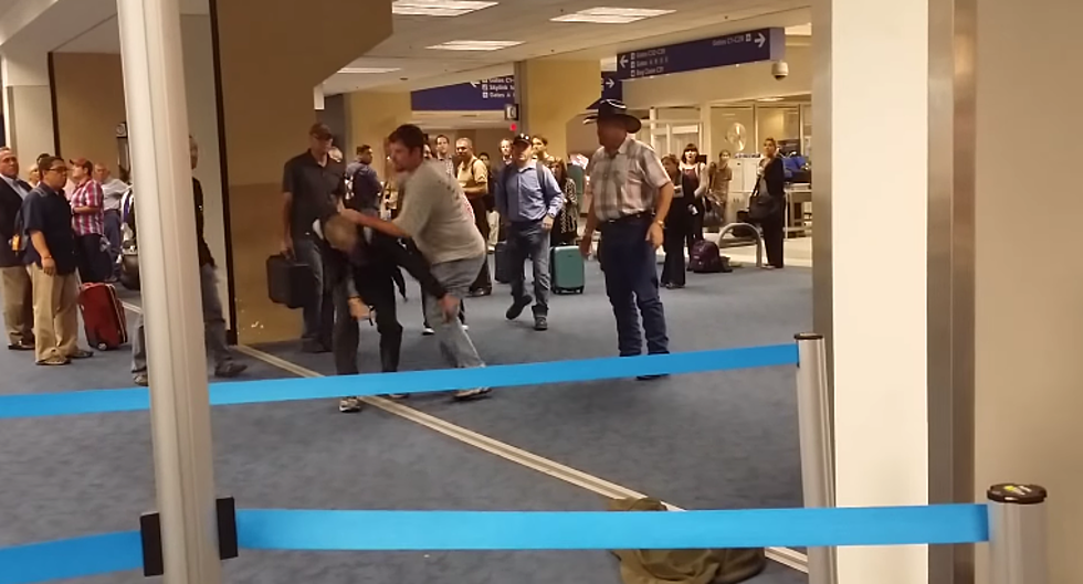 Guy Beats Up Other Guy at Dallas-Fort Worth Airport, Says He Did It Because ‘Merica [NSFW Video]
