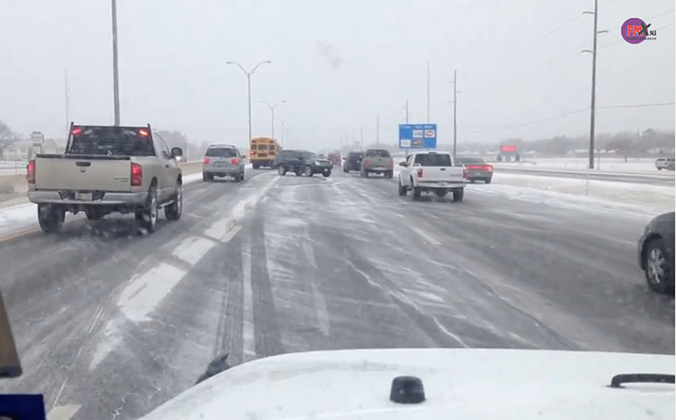 Winter Weather Still Effecting Lubbock Drivers [VIDEO]