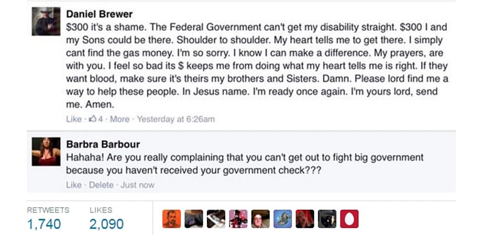 Wannabe #YallQaeda Guy Says Lack of Gov’t Check Is the Reason He’s Not Fighting the Gov’t