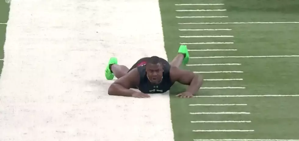 NFL Prospect Has to Take a Dive Because His Junk Comes Out [NSFW/VIDEO]