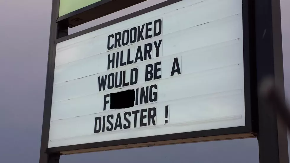 Lubbock Business Displays Profanity-Laden Anti-Hillary Clinton Message