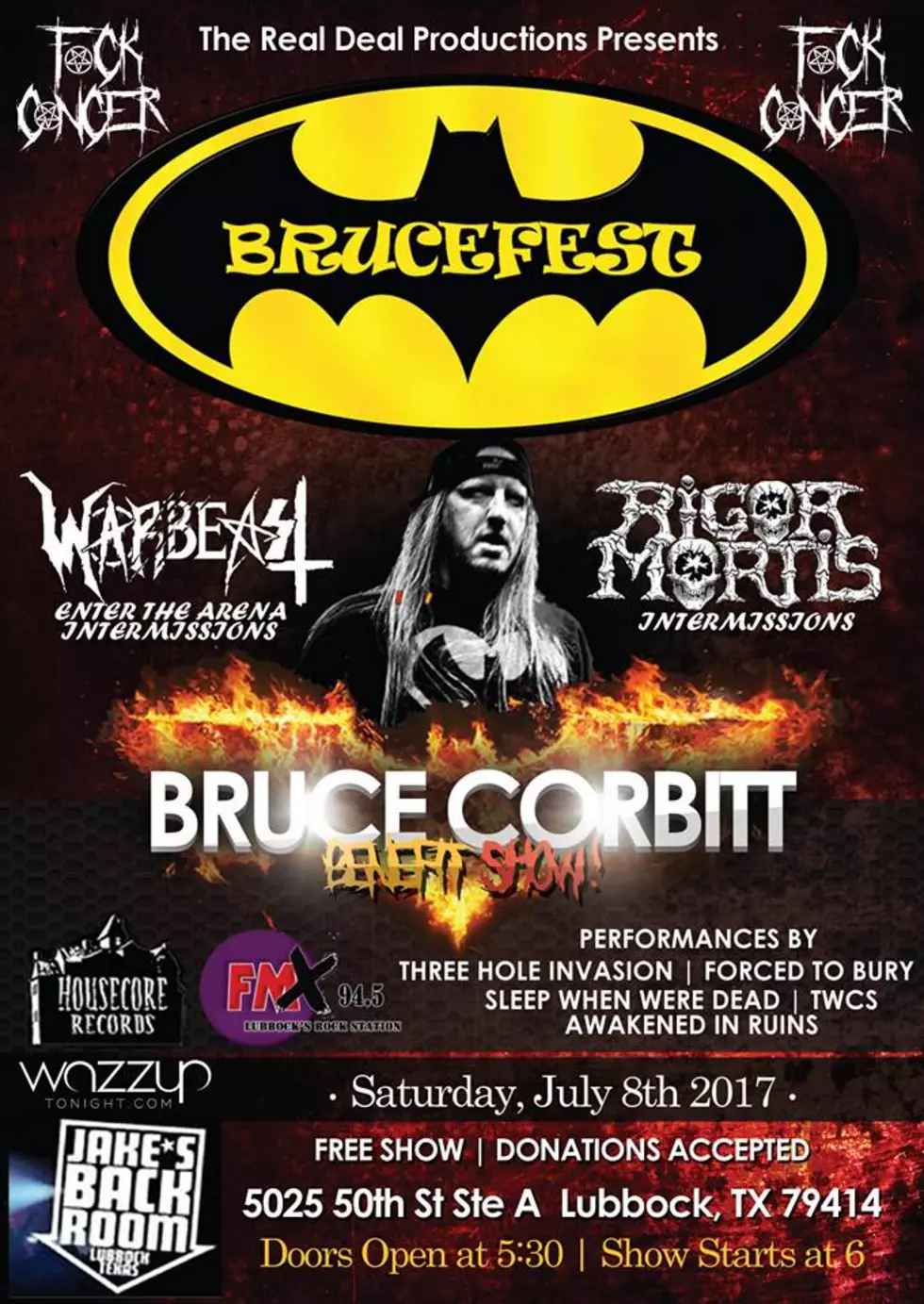 Get Metal And Fight Cancer This Sunday At Brucefest