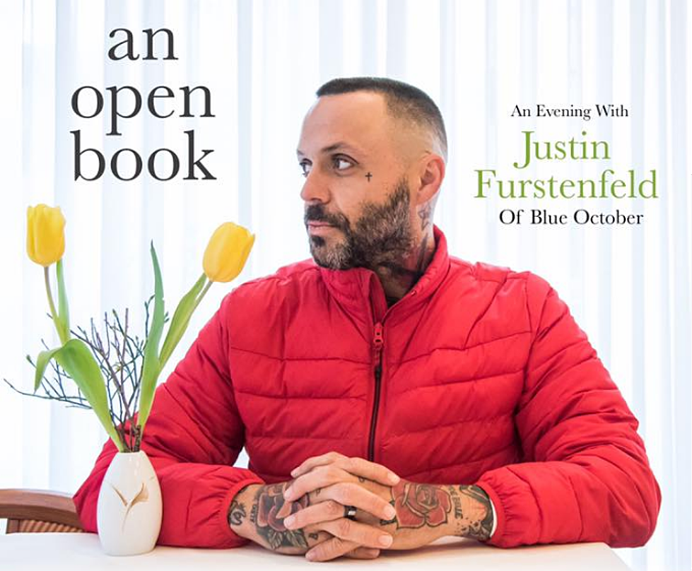 Justin Furstenfeld Of Blue October Is Doing A Book Stop At Jake’s [VIDEO]