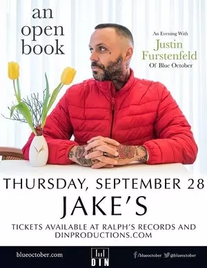 An Open Book: An Evening With Justin Furstenfeld Of Blue October