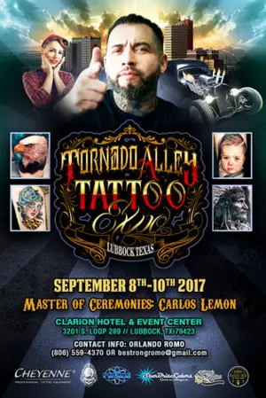 Tornado Alley Tattoo Expo 2017 Gets Underway on September 8