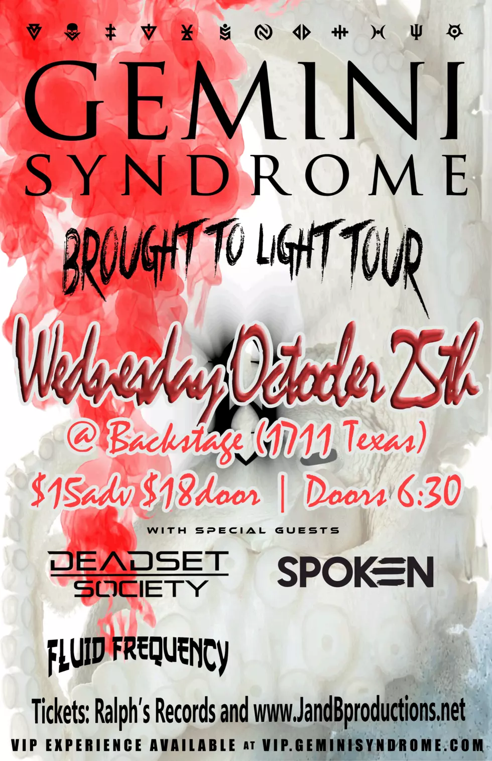 Gemini Syndrome Back In Town October 25 On The ‘Brought To Light Tour’