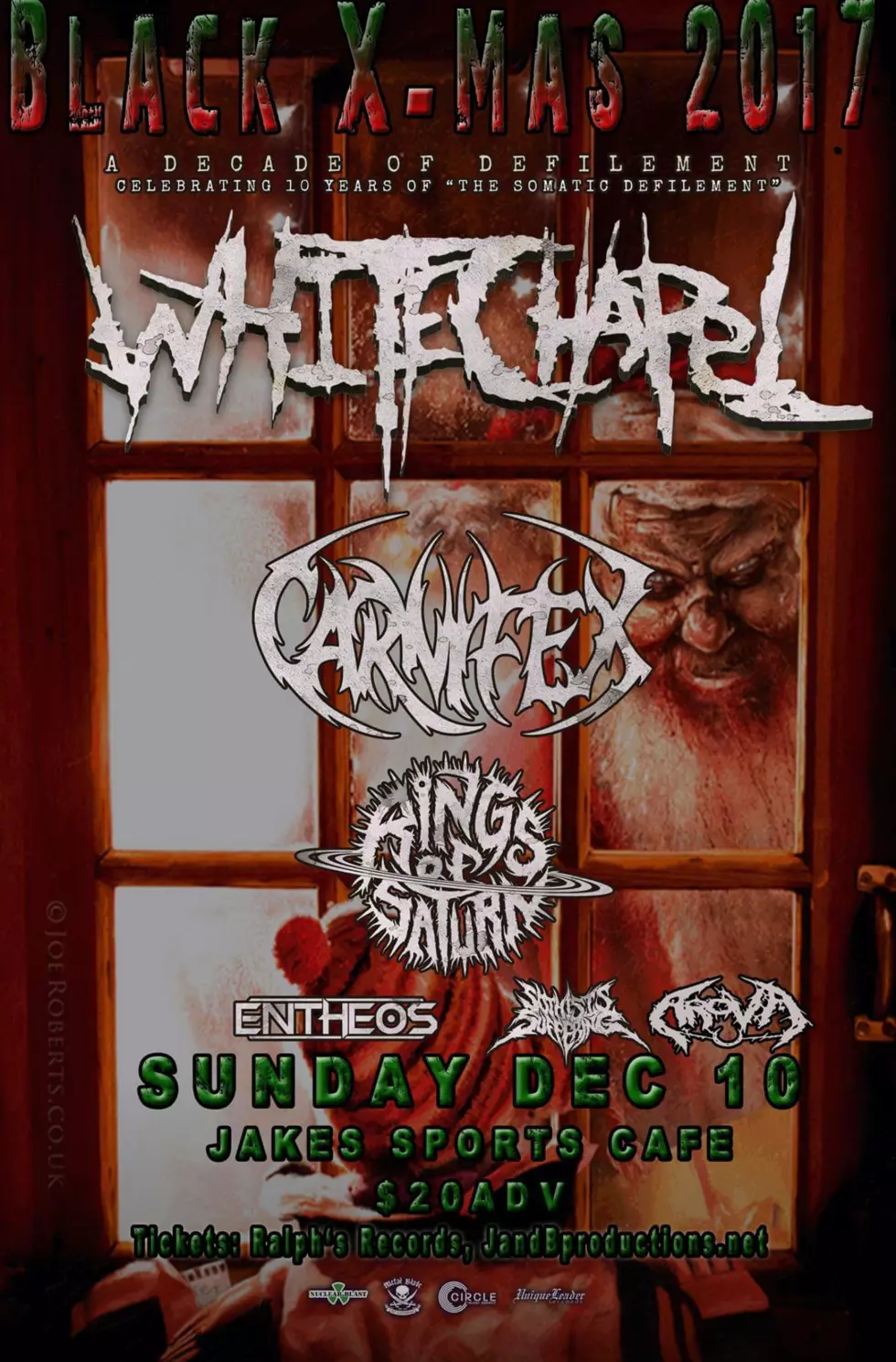 WhiteChapel And Carnifex Team Up For Black X-Mas 2017