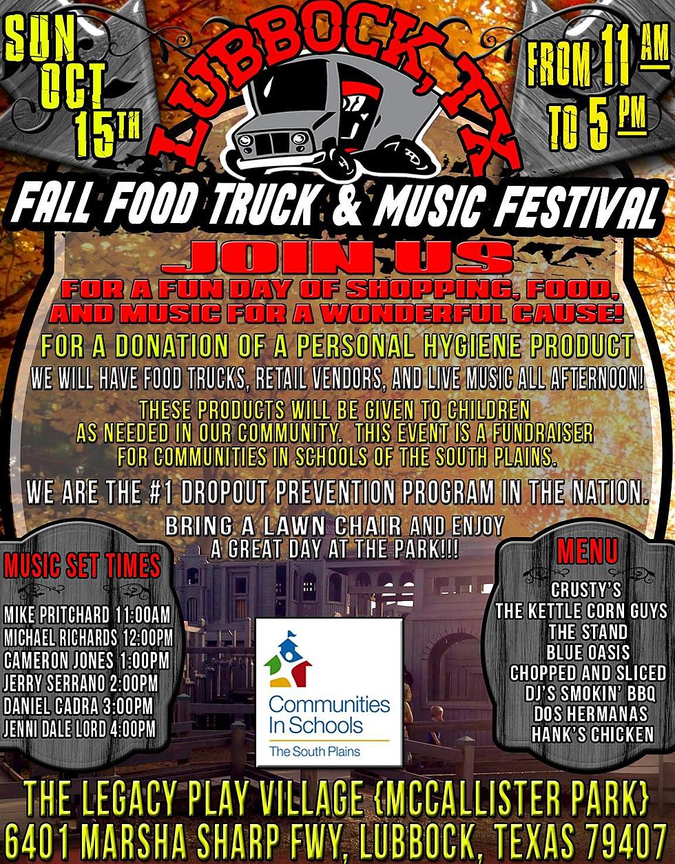 Fall Food Truck And Music Fest To Benefit Local School Kids