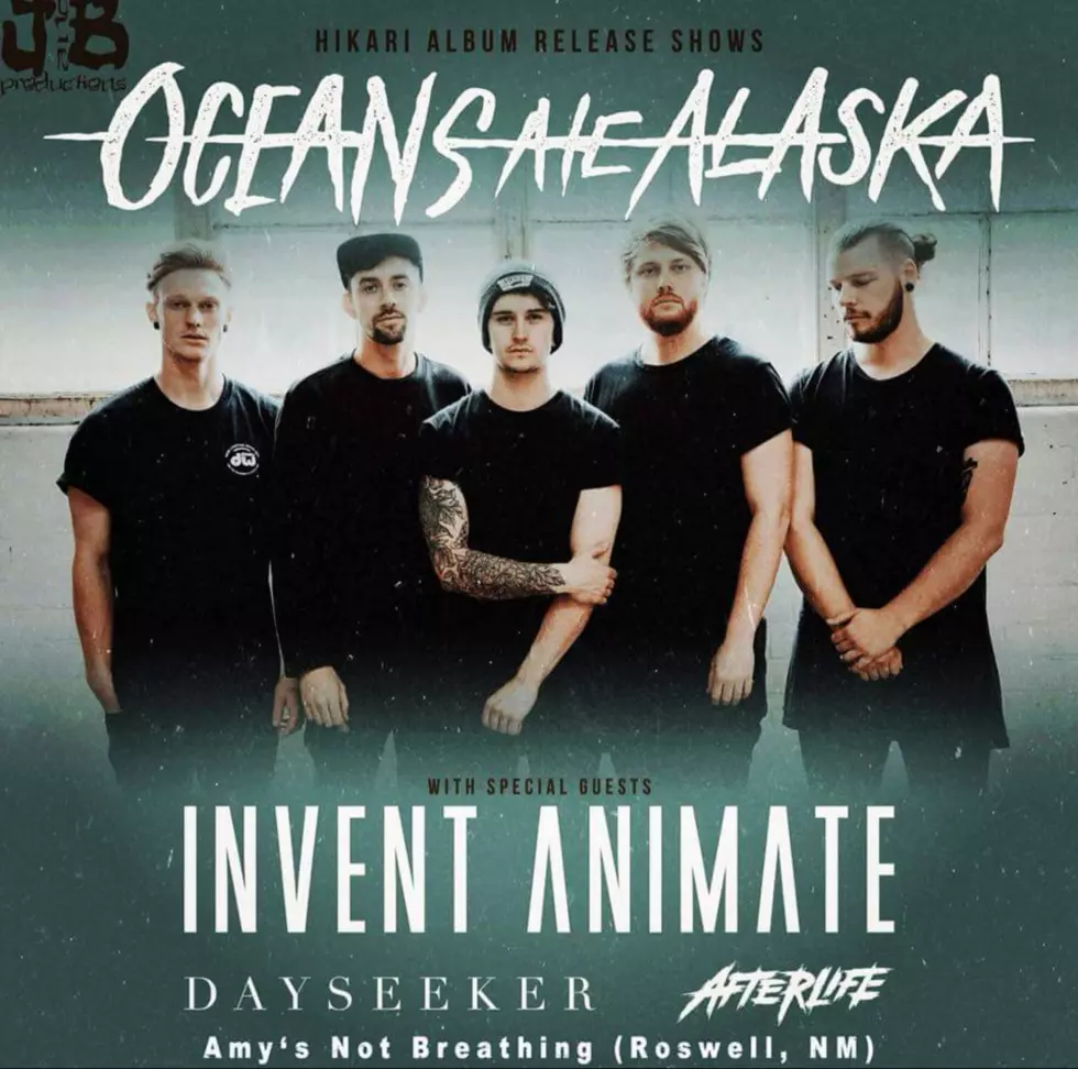 Oceans Ate Alaska Do Backstage Lubbock On Monday 11/6/17