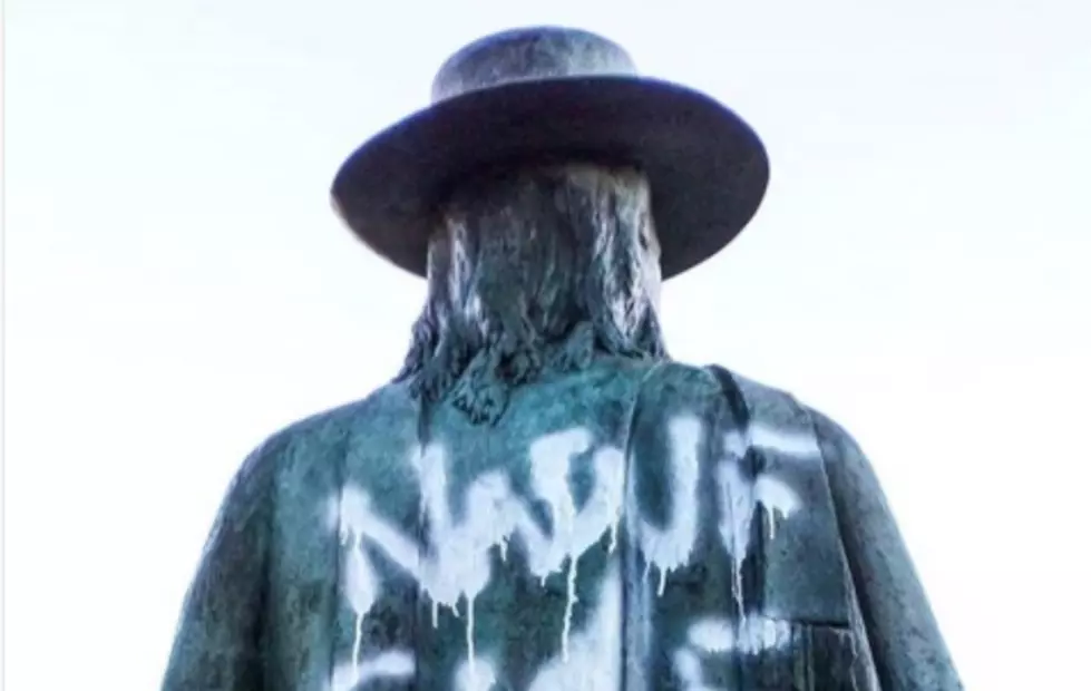 Some Knuckleheads Tagged the Stevie Ray Vaughan Statue in Austin [Photo]