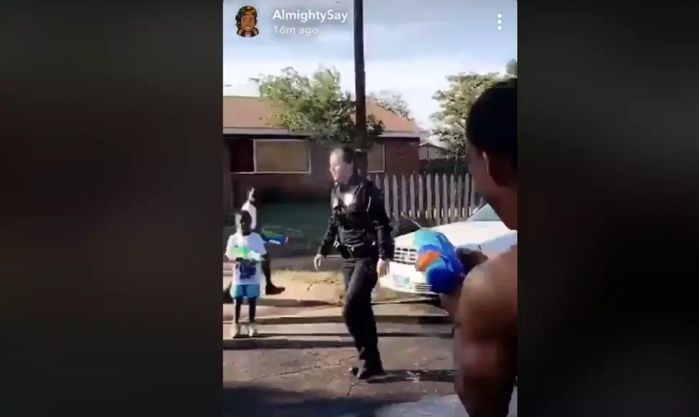 Lubbock Police Officer Gets Soaked During Legendary East Side Water War [Update]