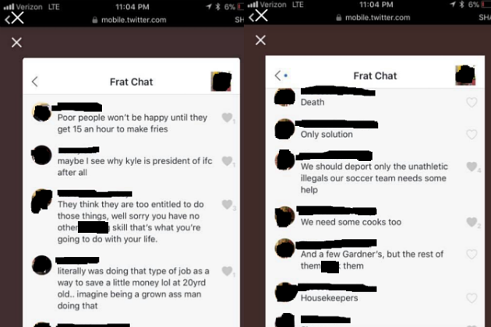 Texas Tech Frat Members Caught in Racist Online Conversation [Screenshots]