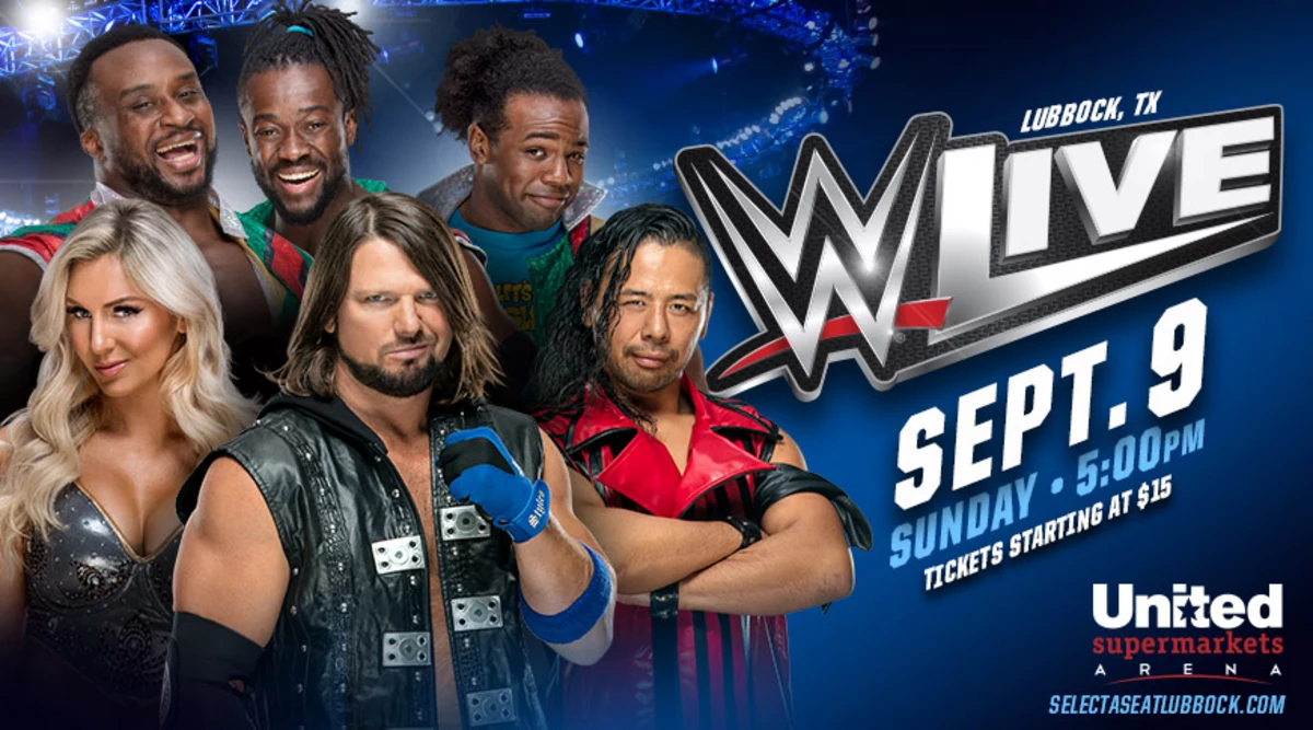 App Exclusive Contest Win Tickets to WWE Live in Lubbock