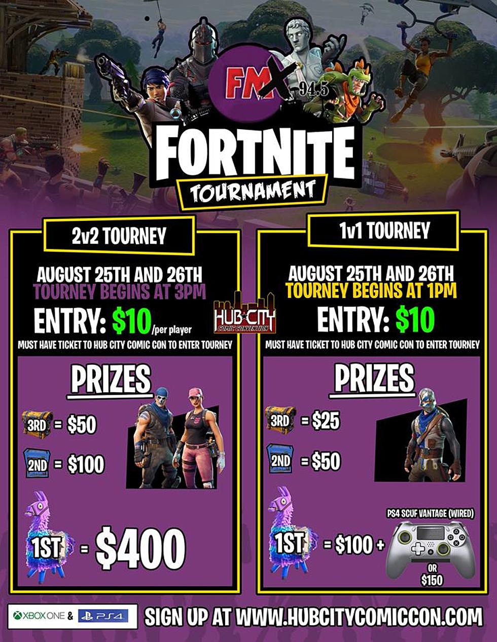 The Hub City Comic Con-FMX Fortnite Tournament Just Got Even Better