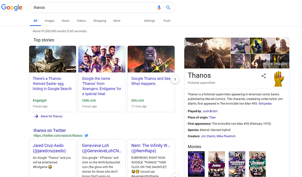 Everyone Is Losing Their Mind Over the ‘Google Thanos’ Trick