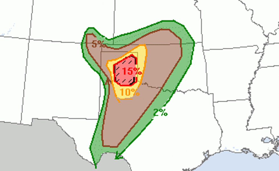 Tornadoes Expected Tonight On the South Plains
