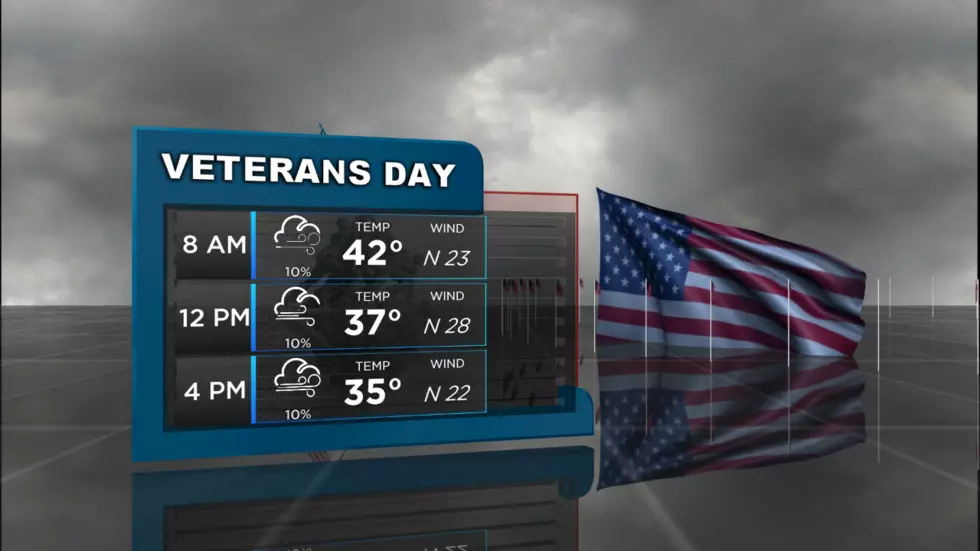 Frigid Temperatures, Possible Freezing Rain/Drizzle For Veterans 