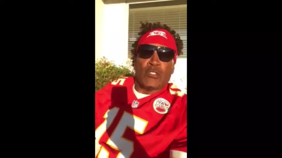 GROSS! OJ Simpson Dressed Up As Patrick Mahomes For Halloween