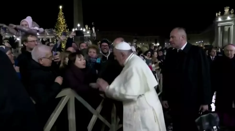 Watch: Pope Francis Apologizes for Giving Woman &#8216;God Smack&#8217;