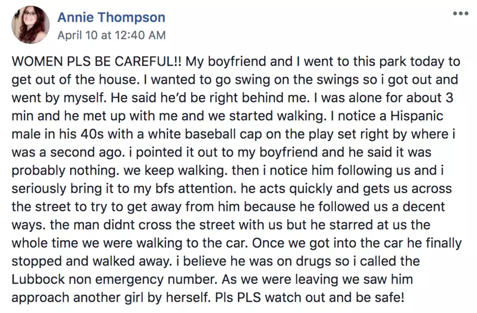 Operation Crime Watch Lubbock via Facebook