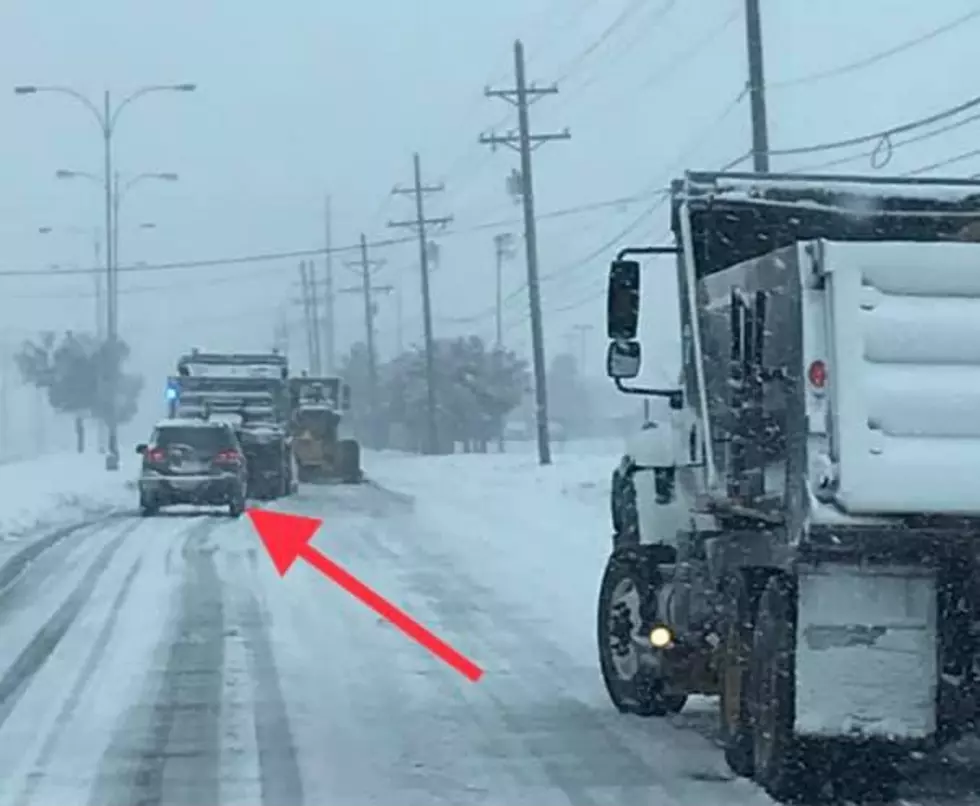 The City of Lubbock Has to Explain Why You Shouldn&#8217;t Tailgate a Salt Truck