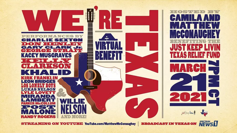 Matthew McConaughey ‘We’re Texas’ Concert and Fundraiser Happens This Sunday