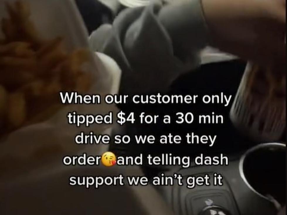 DoorDash driver eats a customer's order on TikTok after getting a
