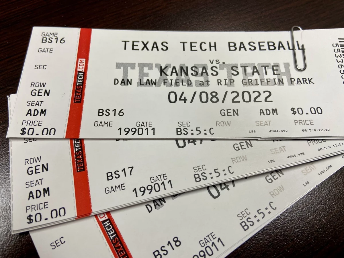Win a 4Pack to Texas Tech Baseball vs. Kansas State Series