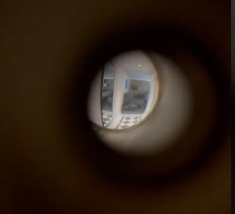 Creepy Video: Woman Discovers Hotel Door Peephole Installed Backwards