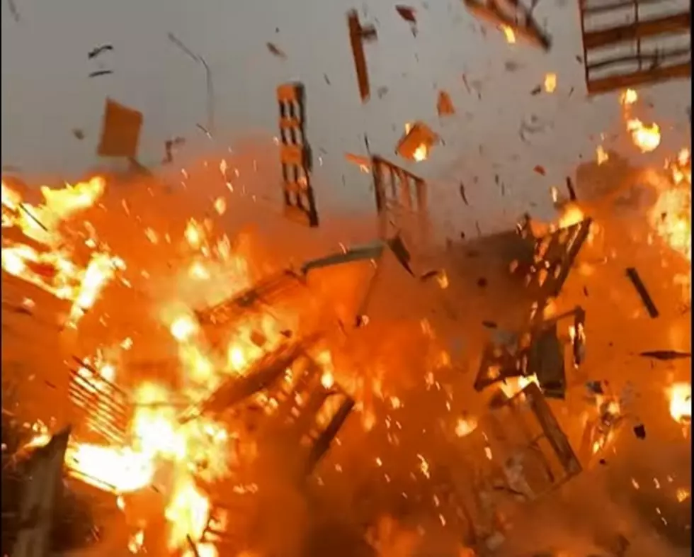 Insane Video: Hopefully Texas Tech&#8217;s Homecoming Bonfire Isn&#8217;t This Lit&#8230;
