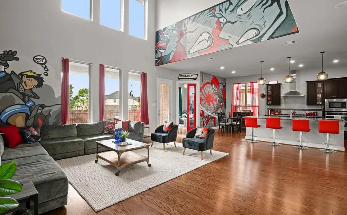 Texas Home For Sale Is A Monument To Anime Fandom -Amazing Murals