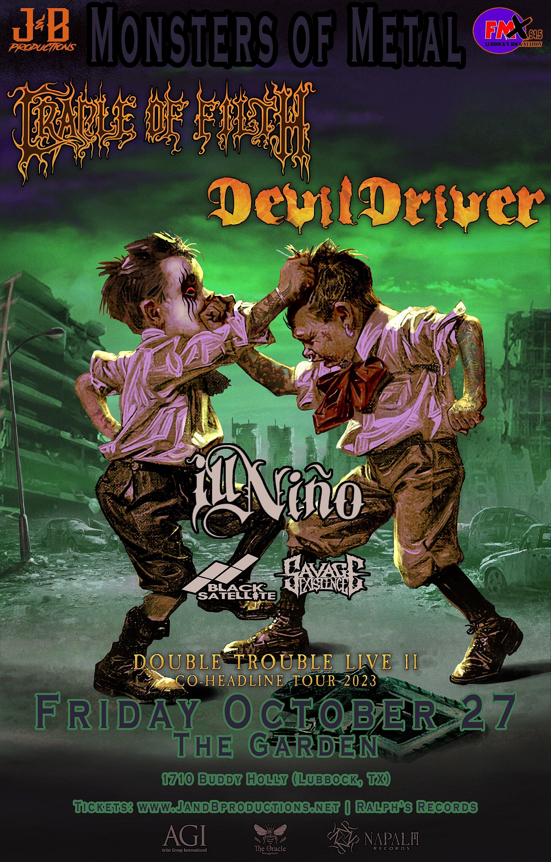 DevilDriver And Cradle Of Filth Headline Monsters Of Metal In Lub