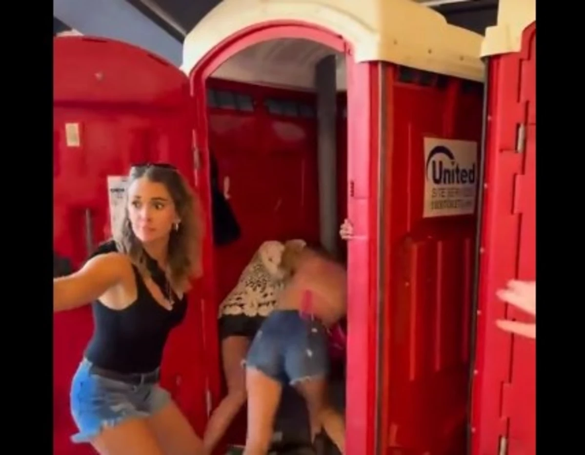 Cowgirl Brawl Breaks Out In PortaPotty At Wallen Concert