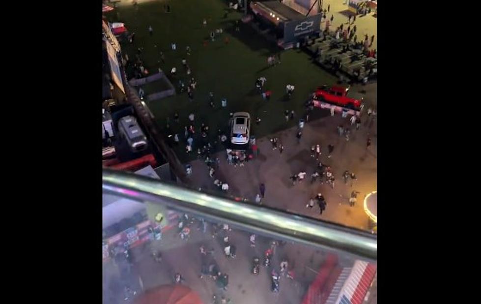 Footage From Top of Ferris Wheel, Shooting At Texas State Fair