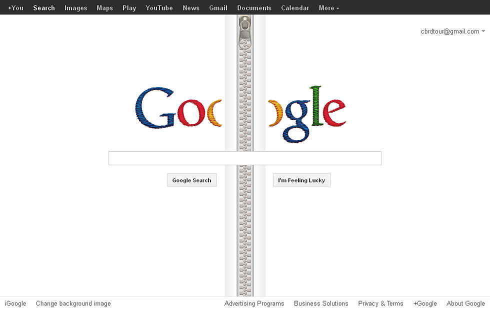 Google Doodle Honors the Zipper [POLL]